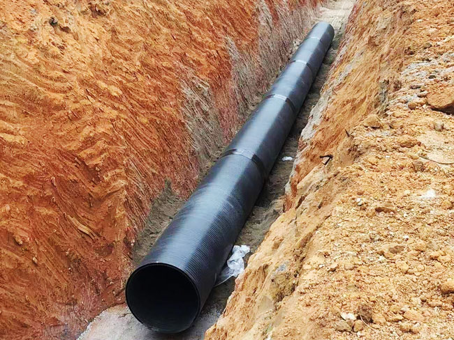 HDPE双壁缠绕排水管