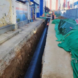 HDPE双壁缠绕排水管